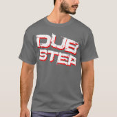 Dubstep Weiß u. Rot T-Shirt (Vorderseite)