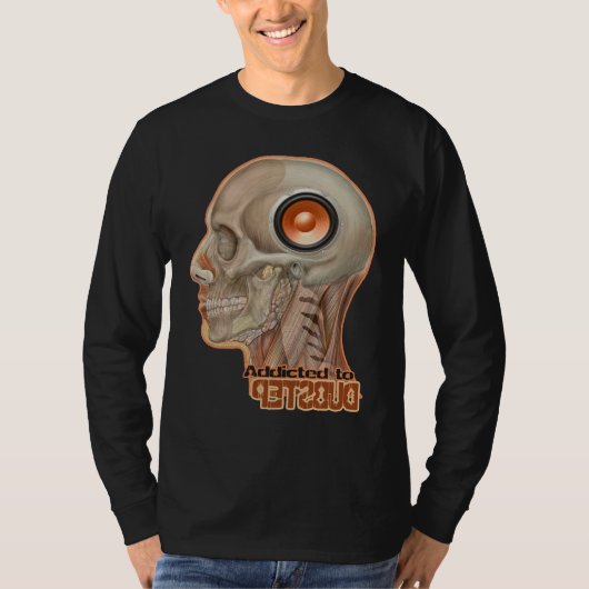 Dubstep Woofergehirn T-Shirt (Vorderseite)