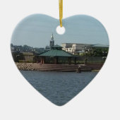 Dubuque Fluss-Weg Keramikornament (Vorne)