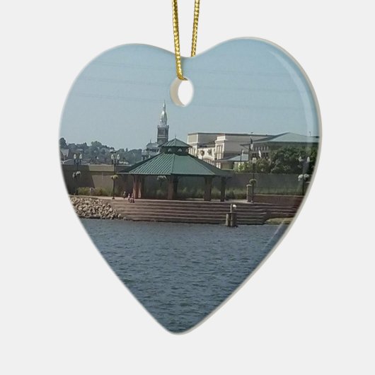 Dubuque Fluss-Weg Keramikornament (Links)