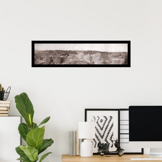 Dubuque, IA-Foto 1907 Poster (Heimbüro)