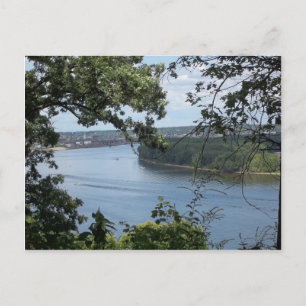 Dubuque Iowa am Mississippi Postkarte