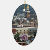 Dubuque, Iowa City View Graffiti Murals Keramik Ornament (Links)