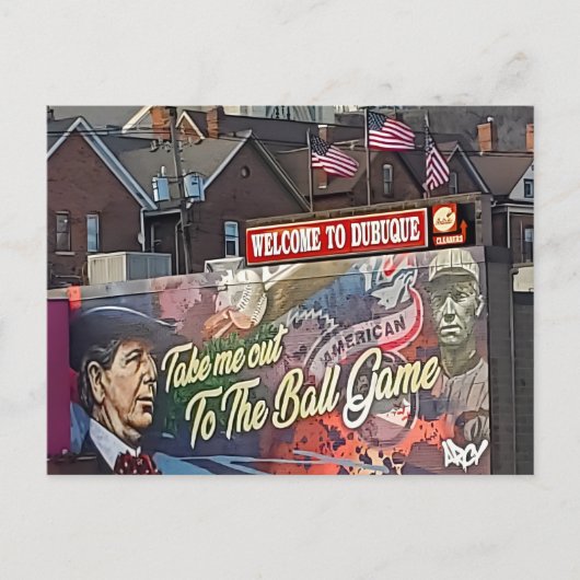 Dubuque, Iowa Fotografie Souvenir Keepake Postkarte (Vorderseite)