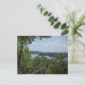 Dubuque Iowa from the Mississippi River Postkarte (Stehend Vorderseite)