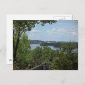 Dubuque Iowa from the Mississippi River Postkarte (Vorne/Hinten)