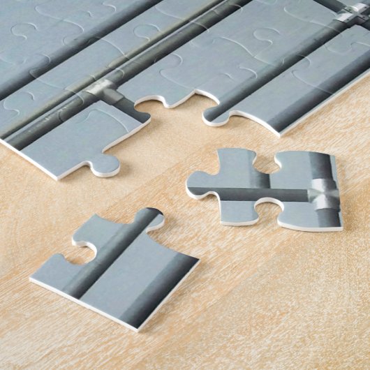 Dubuque, Iowa Pusher Boat am Mississippi River Puzzle (Seite)