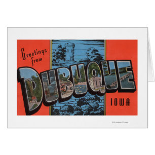 Dubuque, IowaLarge Buchstabe ScenesDubuque, IA