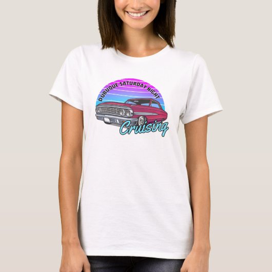 Dubuque Samstagnacht T-Shirt (Vorderseite)