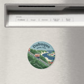 Dubuque USA Magnet (In Situ (Geschirrspüler))