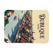 Dubuque USA Magnet (Horizontal)