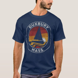 Dubury Massachusetts Vintage-Segelboot 70er Retro  T-Shirt