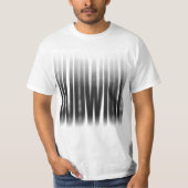 Dubwise Blurred Effect Typografy Reggae T-Shirt (Vorderseite)