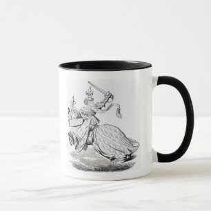 Duc de Bourbon bewaffnete für das Turnier Tasse