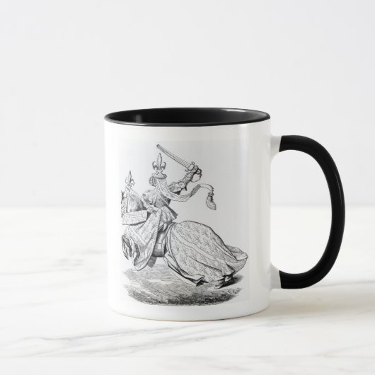 Duc de Bourbon bewaffnete für das Turnier Tasse (Rechts)