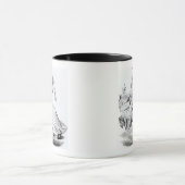 Duc de Bourbon bewaffnete für das Turnier Tasse (Zentrum)