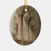 Ducal Palace (von John Ruskin) Keramik Ornament (Rechts)