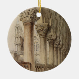 Ducal Palace (von John Ruskin) Keramik Ornament