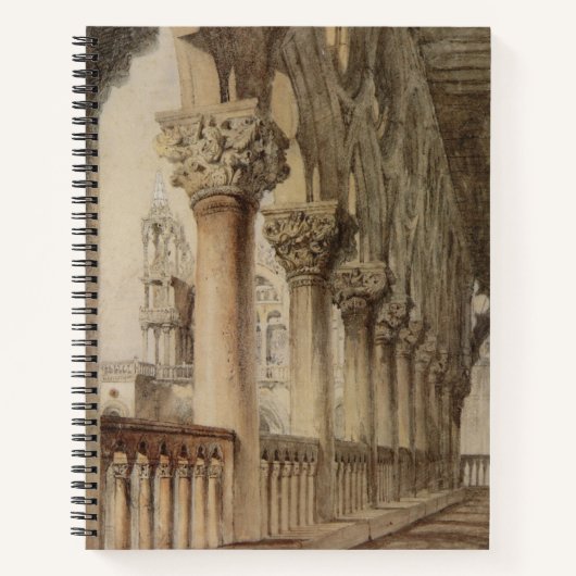 Ducal Palace (von John Ruskin) Notizblock (Vorderseite)