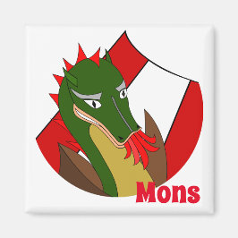 Ducasse Mons - Doudou - Souvenir aus Belgien Magnet