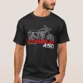 Ducati 450 Scrambler 1968-1974 T-Shirt (Vorderseite)