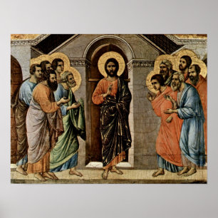 Duccio di Buoninsegna - Christus erscheint zu den Poster
