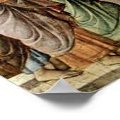 Duccio di Buoninsegna - Christus scheint Apostel z Poster (Ecke)