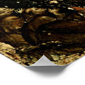 Duccio di Buoninsegna - Madonna mit den Franziskan Poster (Ecke)