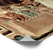 Duccio di Buoninsegna - Versuchung Christi Poster (Ecke)