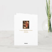 Duccio Nativity, English text card Feiertagskarte (Rückseite)