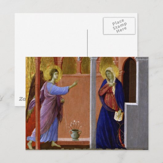 Duccios Ankündigung Postkarte (Vorne/Hinten)