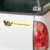 D'Uccle Bantams: Mille Fleur Autoaufkleber (Auf Lkw)