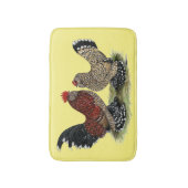 D'Uccle Bantams: Mille Fleur Badematte (Vorderseite Vertikal)