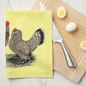 D'Uccle Bantams: Mille Fleur Handtuch (Viertel Falte)