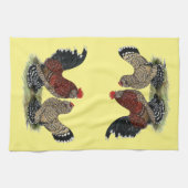 D'Uccle Bantams: Mille Fleur Handtuch (Horizontal)