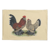 D'Uccle Bantams: Mille Fleur Kissenbezug (Rückseite)