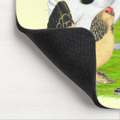D'Uccles 6 Hens Mousepad (Ecke)