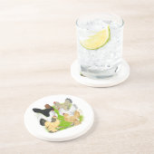 D'Uccles 6 Hens Untersetzer (Seite)