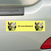D'Uccles Four Roosters Autoaufkleber (Auf Auto)