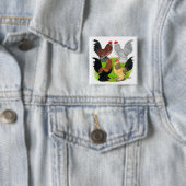 D'Uccles Four Roosters Button (Beispiel)