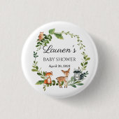 Ducha bebé de Woodland Button (Vorderseite)