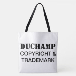 Duchamp, Copyright & Marken Tote Bag Tasche