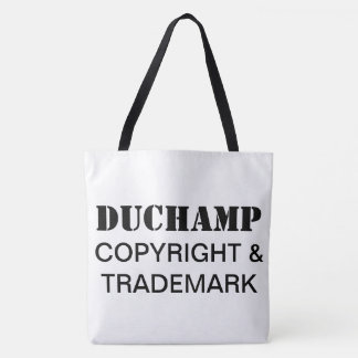 Duchamp, Copyright & Marken Tote Bag Tasche