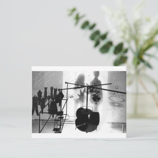 Duchamp Hommage Postkarte (Stehend Vorderseite)