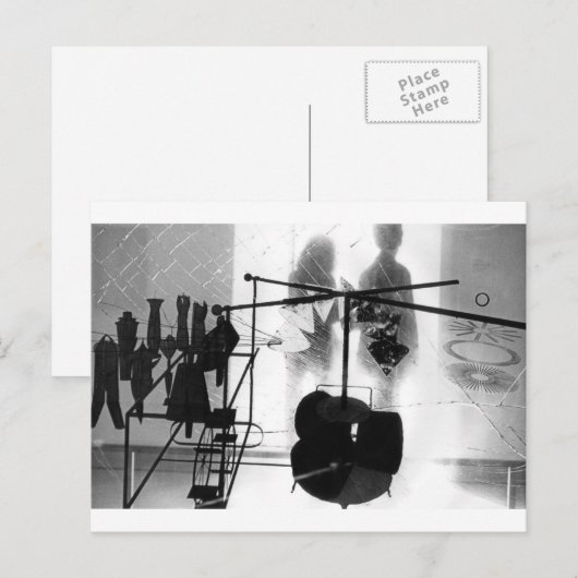 Duchamp Hommage Postkarte (Vorne/Hinten)