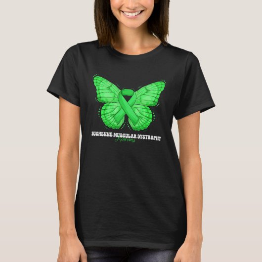 Duchenne Muscular Dystrophy Awareness Month Green T-Shirt (Vorderseite)