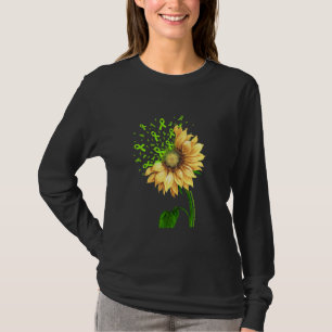 Duchenne Muskel-Dystrophie Bewusstsein Sonnenblume T-Shirt