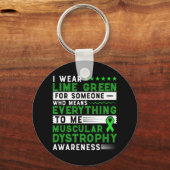Duchenne Muskeldystrophie Bewusstsein Schlüsselanhänger (Vorderseite)
