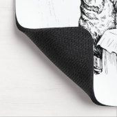 Duchess, der Hund, der ihr die Haare rauscht (Beat Mousepad (Ecke)