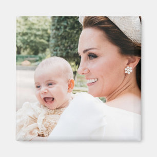 Duchess Kate und Prinz Louis Magnet